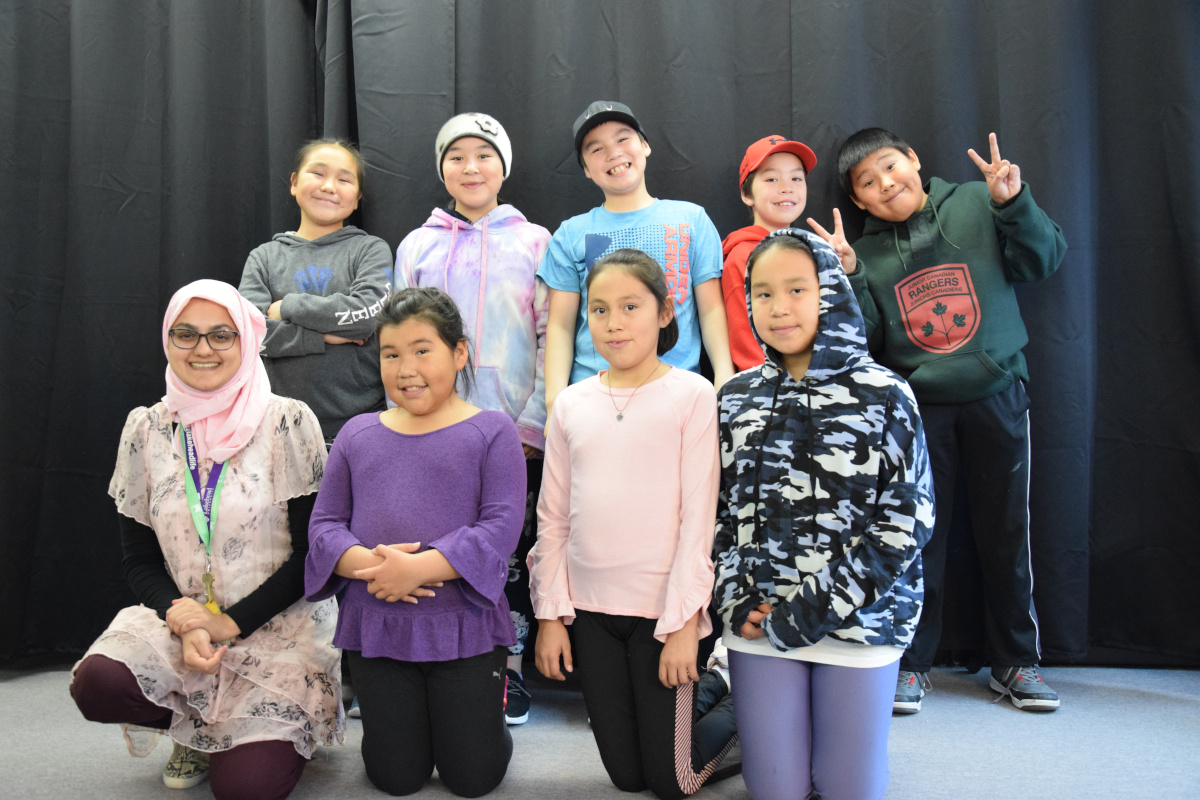 Fatima with children